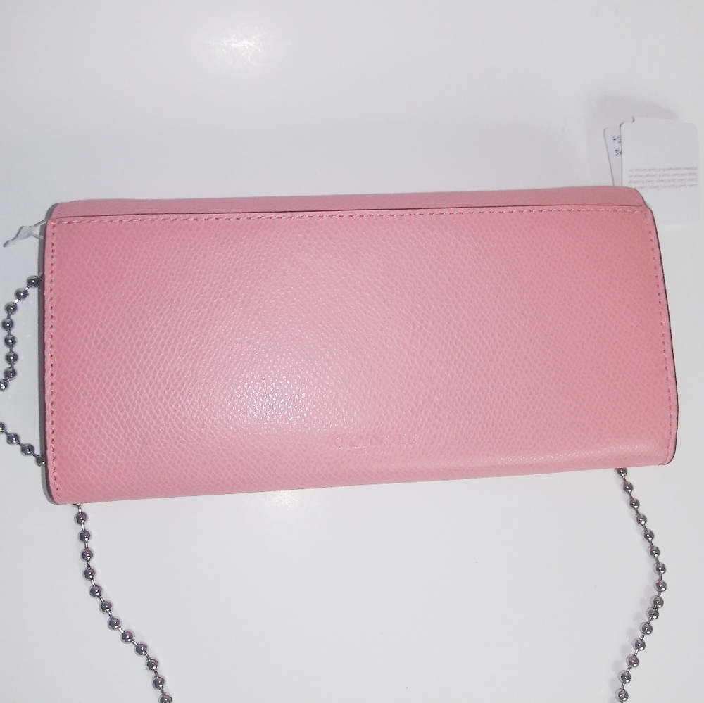 Coach Pink Crossbody / Wallet NWT - Picture 2 of 11